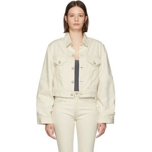 NWT R13 White Denim Jacket